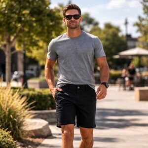 NWT Brahma Canvas Short Mens Size 36 Black Relaxed Fit 9 Inch Inseam‎ Workwear